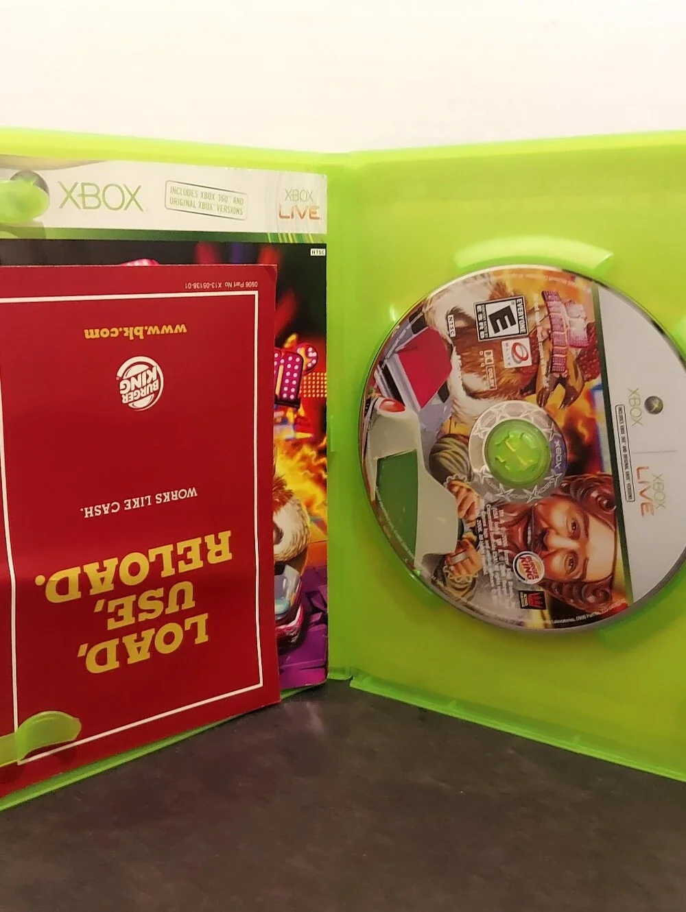 Big Bumpin Xbox Burger King Original Xbox Game Big Bumpin Complete W Manual Cib